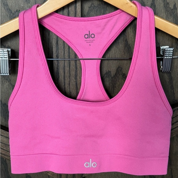 ALO Yoga Other - ALO Yoga 💖 Paradise Pink Ribbed Sports Bra